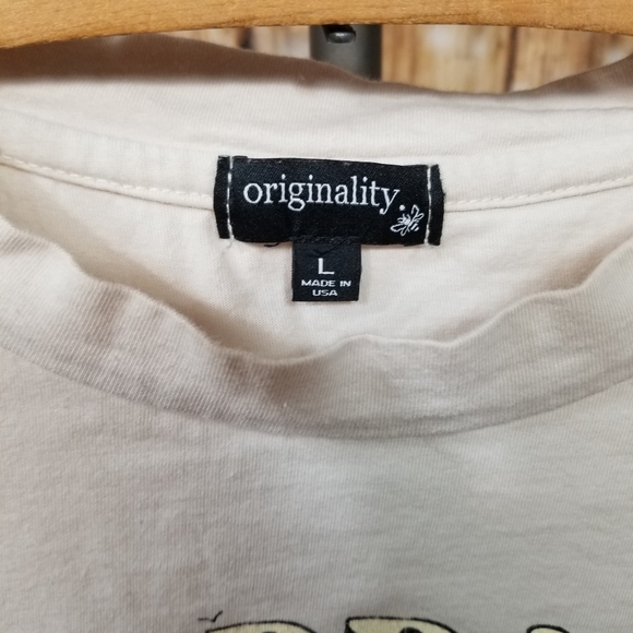 Originality Outer Banks Graphic Print Crop Top Juniors Lg Short Sleeve Shirt - Picture 6 of 6